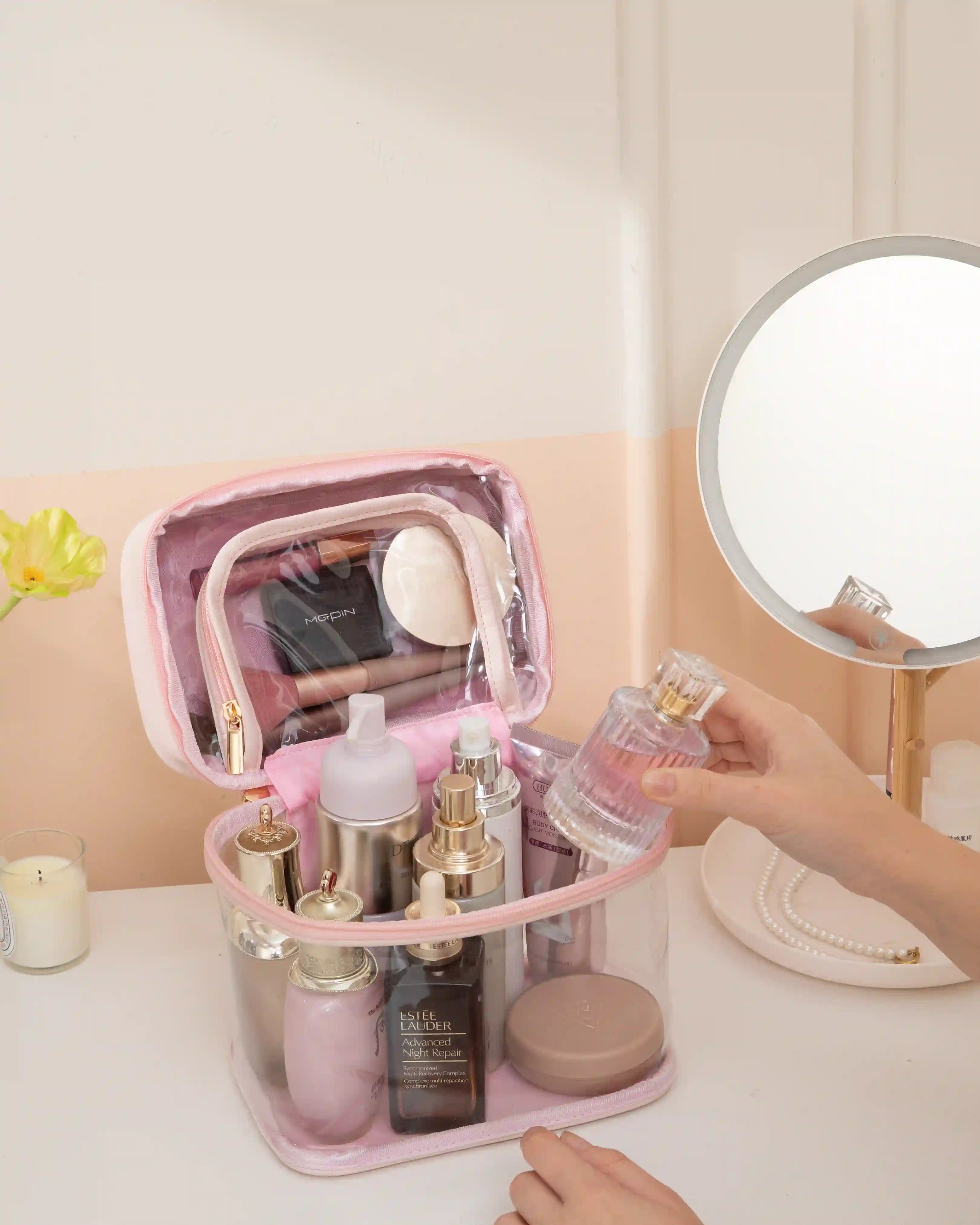 Carry-on Clear Makeup Bag