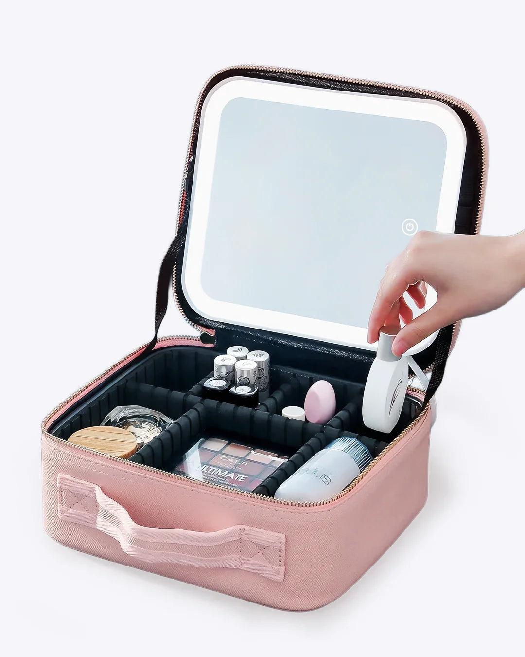 LED Travel Makeup Case