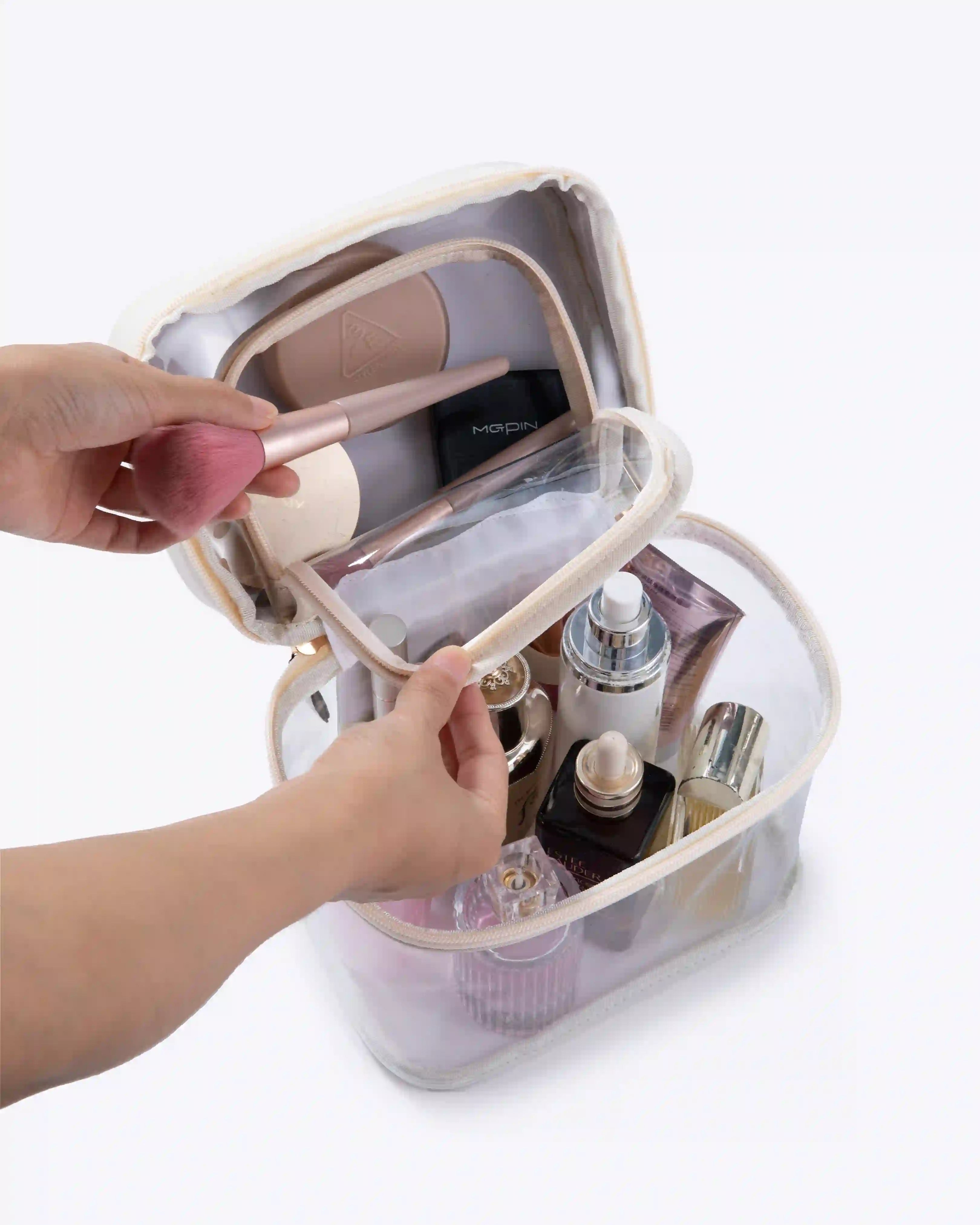 Carry-on Clear Makeup Bag