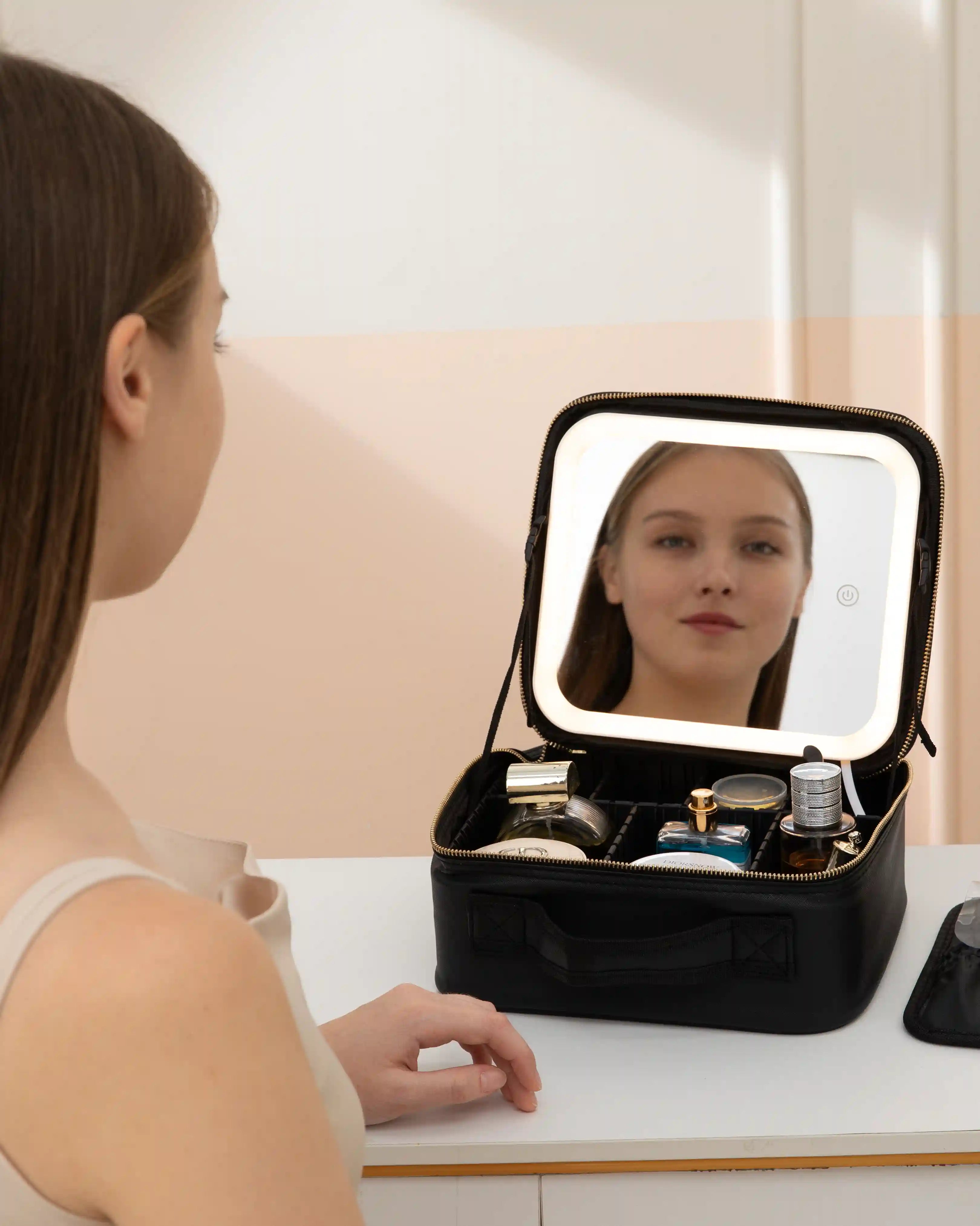 LED Travel Makeup Case