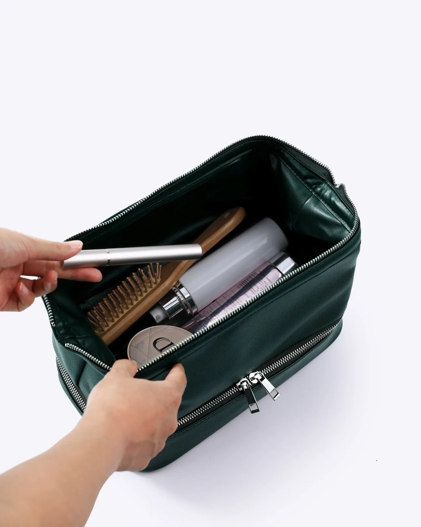 Vegan Leather Toiletry Bag