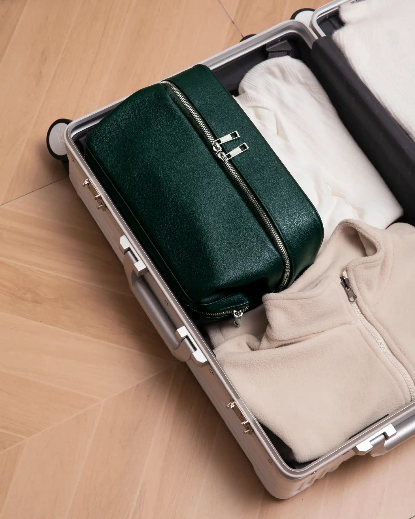 Vegan Leather Toiletry Bag