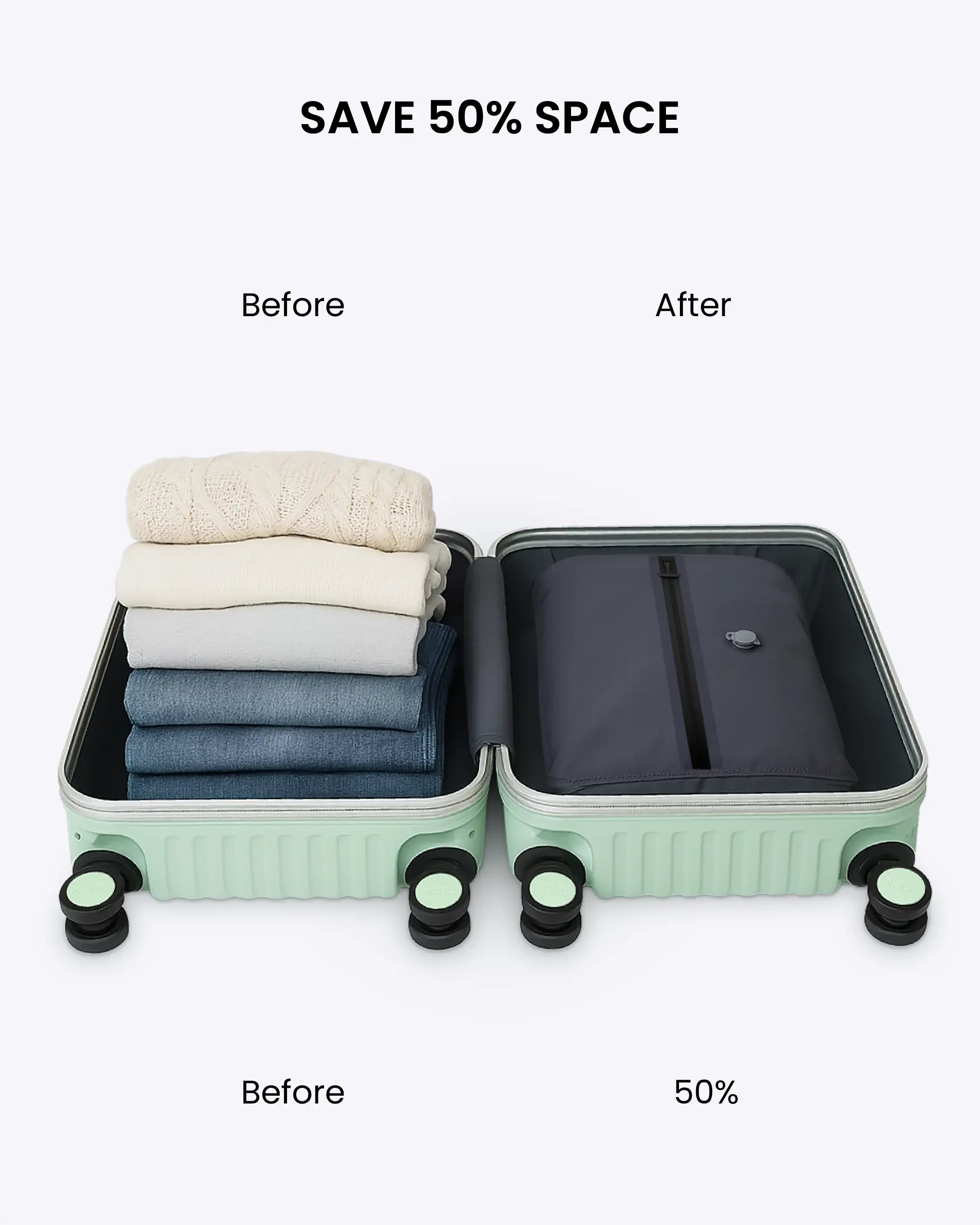 Vacuum Travel Compression Set