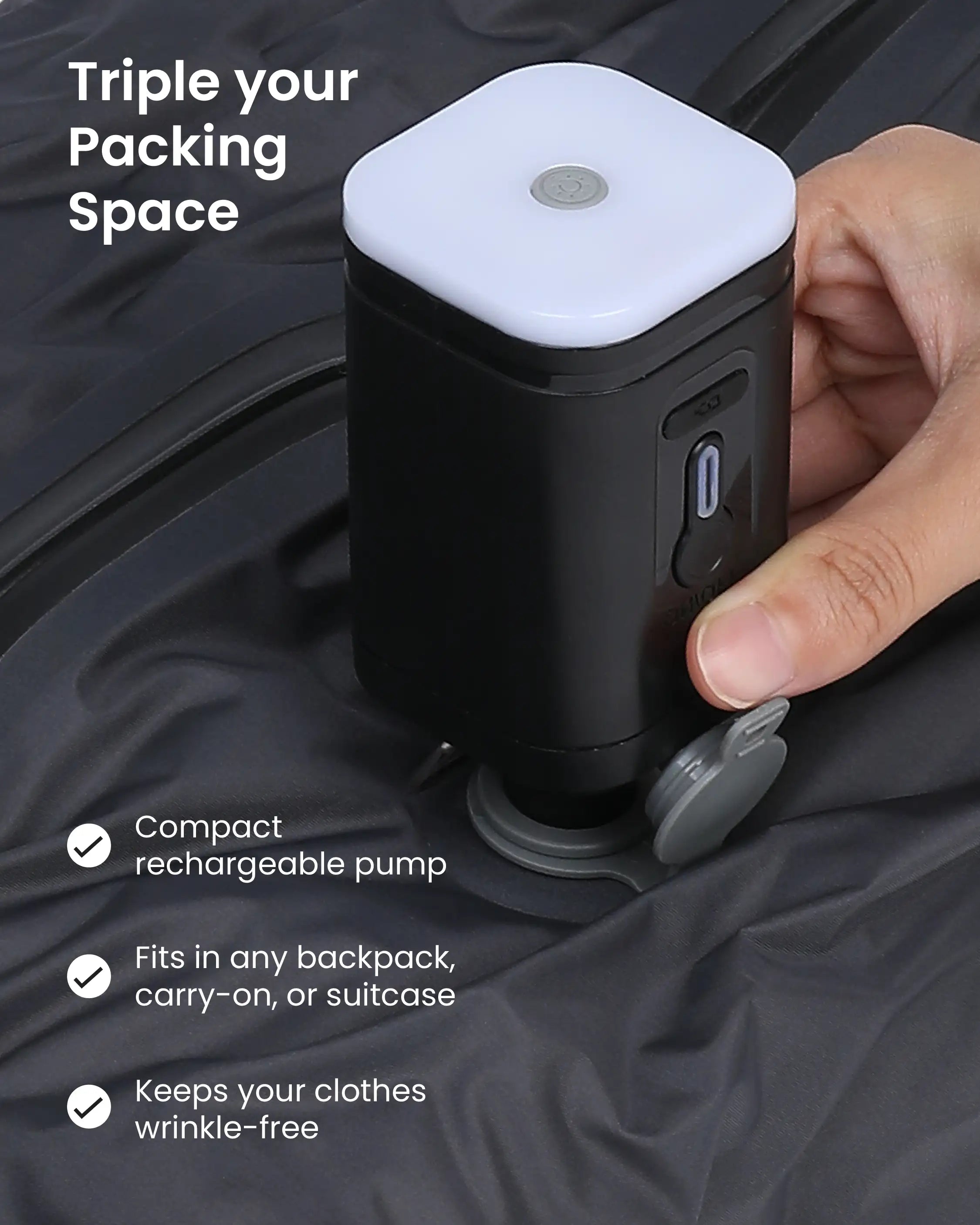 Vacuum Travel Compression Set