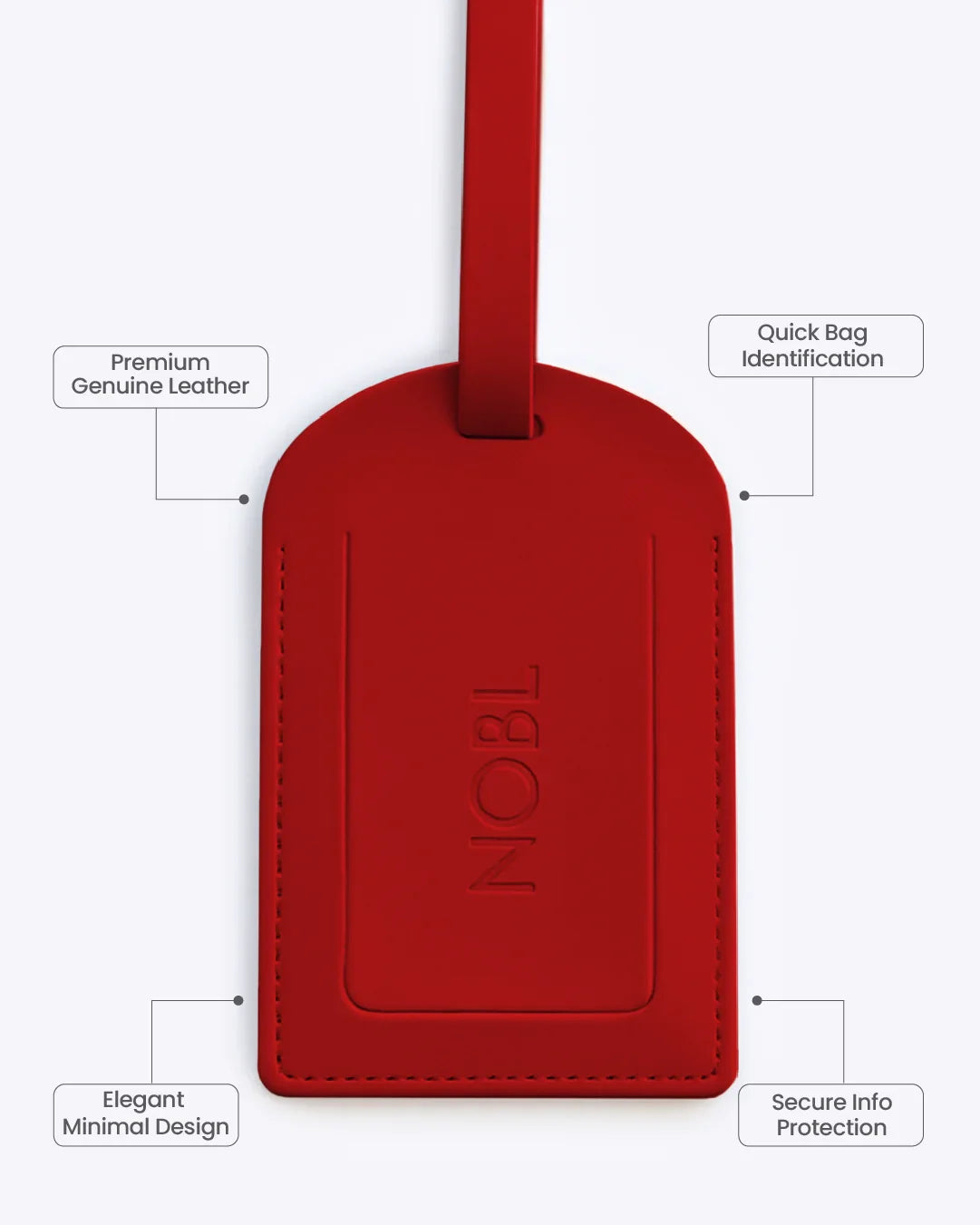 Leather Luggage Tag (Pre-Order)